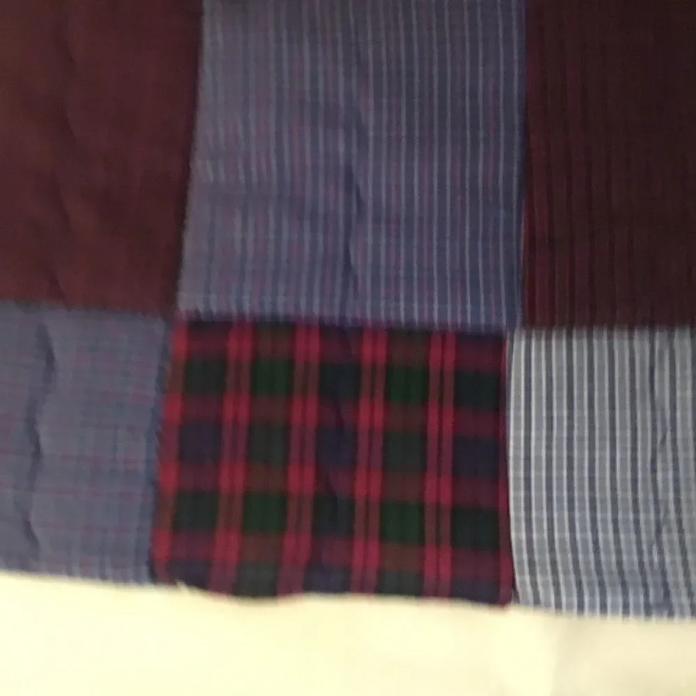 3/$25 or $12 ea.  NWT Handmade Quilted Reversible Bib.
